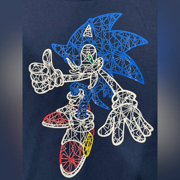 Sonic the Hedgehog Youth T-Shirt Size XL - Picture 3 of 11